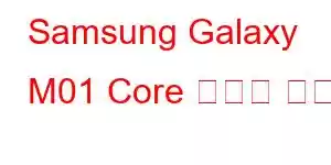 Samsung Galaxy M01 Core 휴대폰 기능