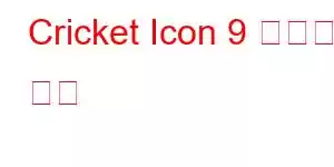 Cricket Icon 9 휴대폰 기능