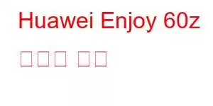 Huawei Enjoy 60z 휴대폰 기능