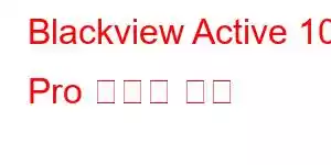 Blackview Active 10 Pro 휴대폰 기능
