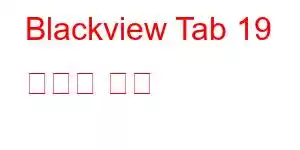 Blackview Tab 19 휴대폰 기능